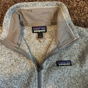 Patagonia Heather Gray Zip-Up Jacket